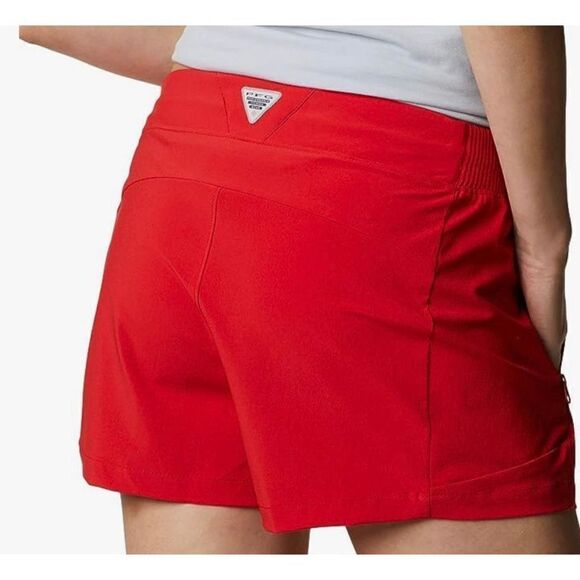 COLUMBIA WOMEN'S 1X Tidal II Short Color: RED SPARK - Picture 9 of 11